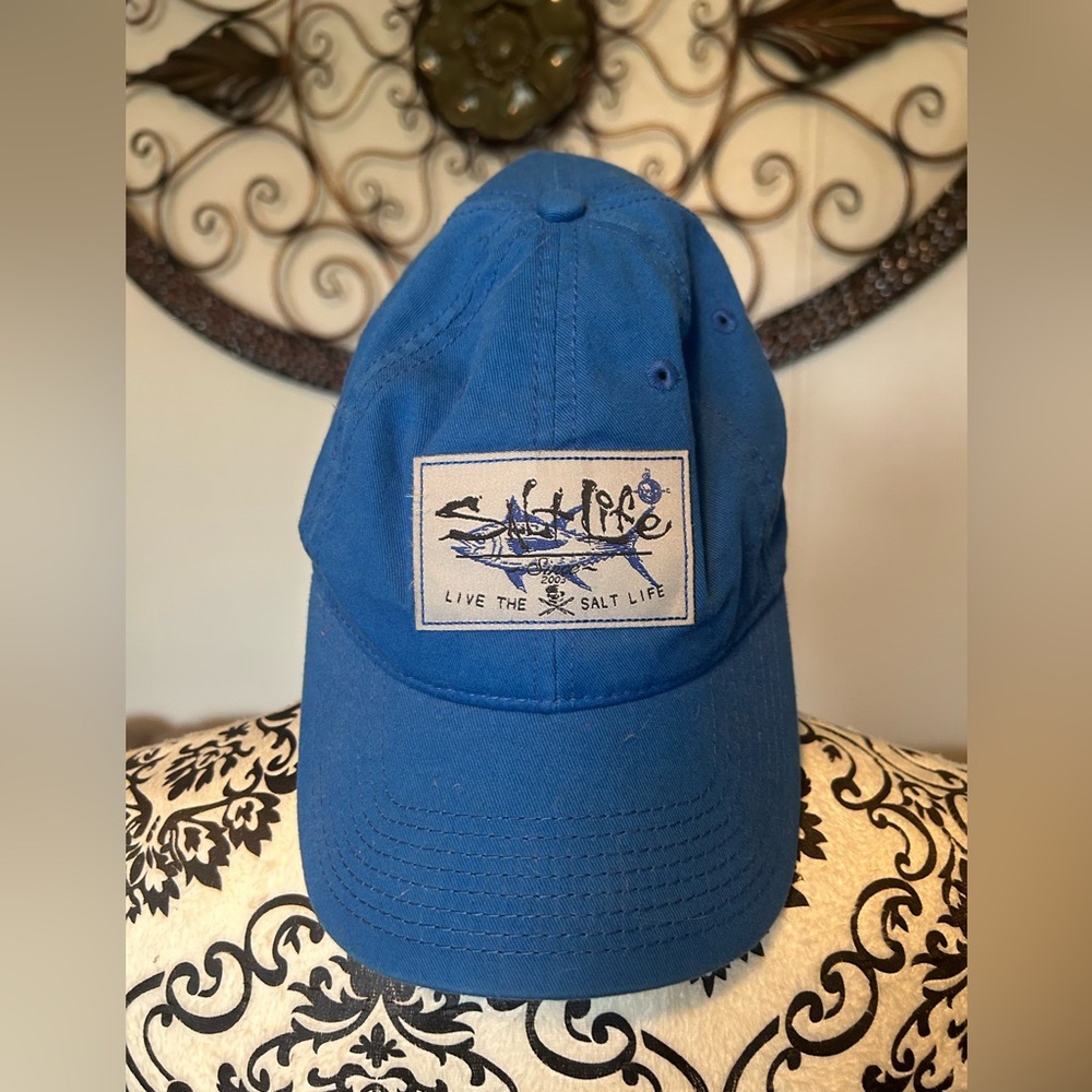 Salt life hat blue